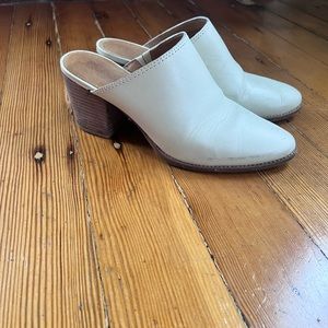 White Madewell The Harper Mule size 8